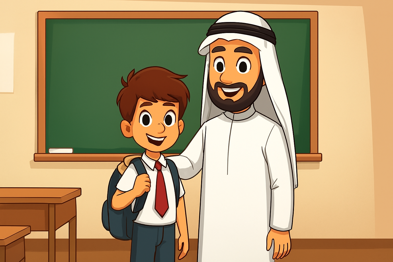 شريك النجاح: كيف يدعم ولي الأمر رحلة ابنه التعليمية؟